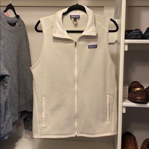 Cream Patagonia Lightweight Vest